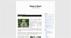 Desktop Screenshot of petersbiavl.dk