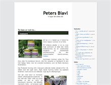 Tablet Screenshot of petersbiavl.dk